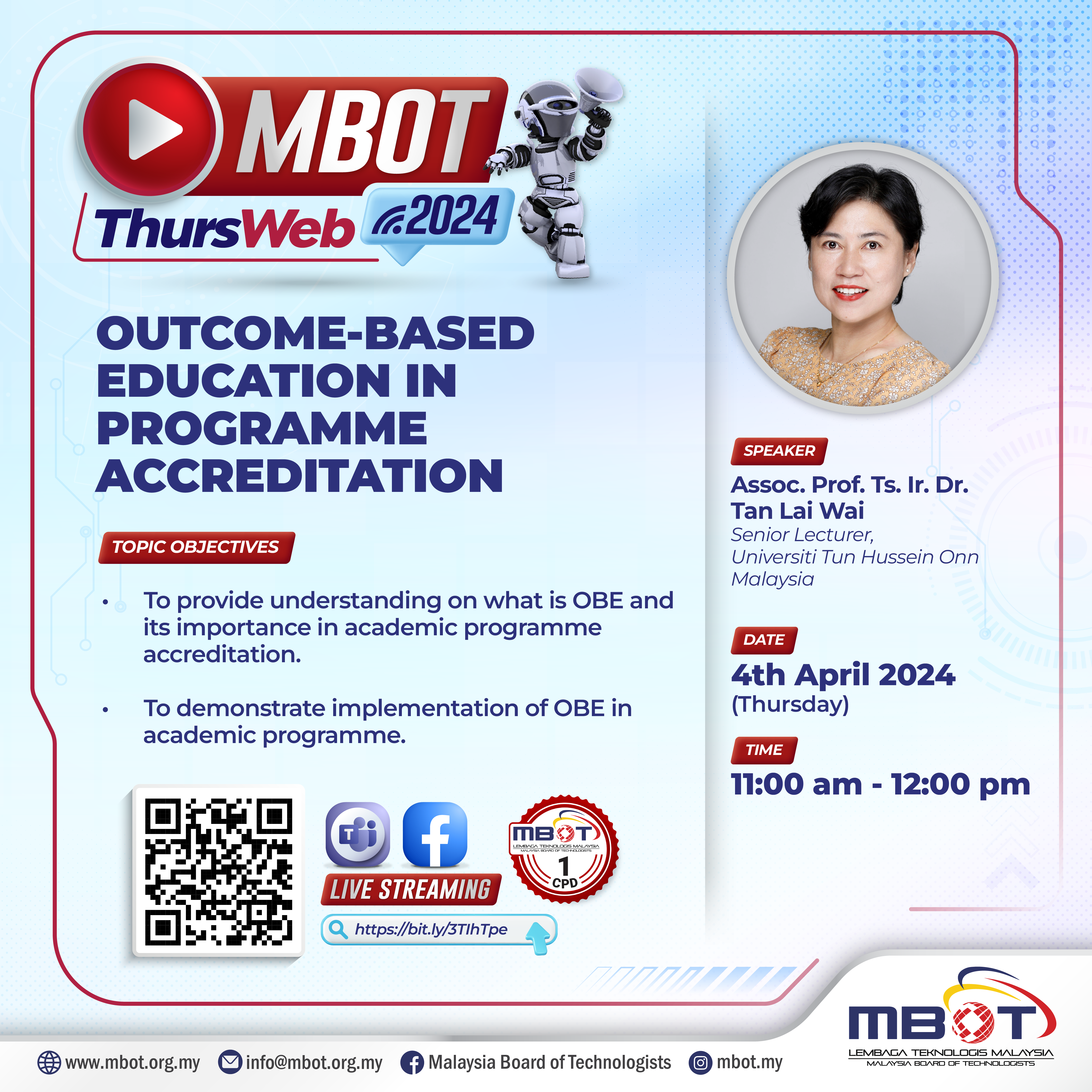 WEBINAR THURSWEB 2024 OUTCOME-BASED EDUCATION IN PROGRAMME ACCREDITATION