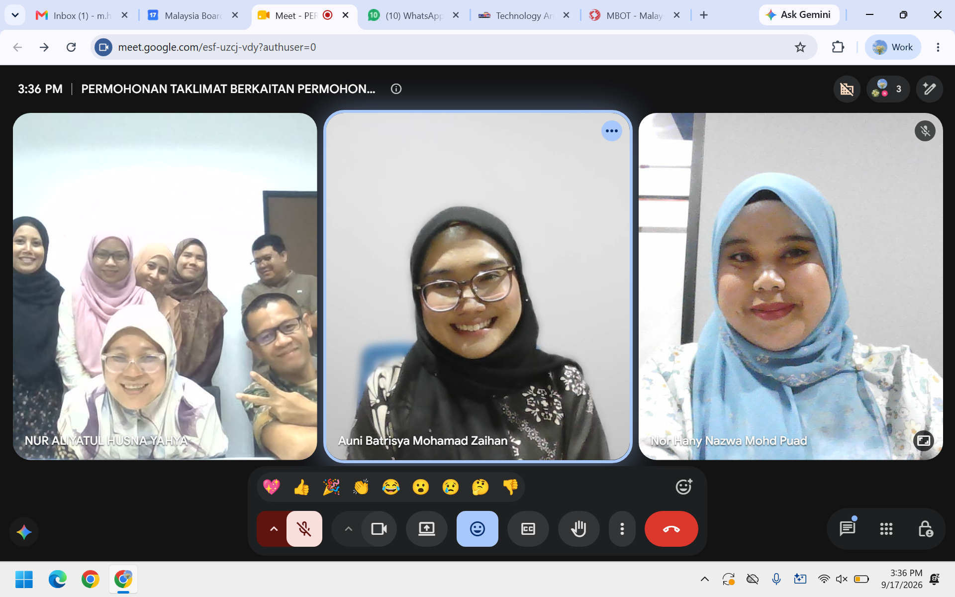 MBOT PROVIDES GUIDANCE TO UNIVERSITI SULTAN AZLAN SHAH ON SEOUL ACCORD CONVERSION